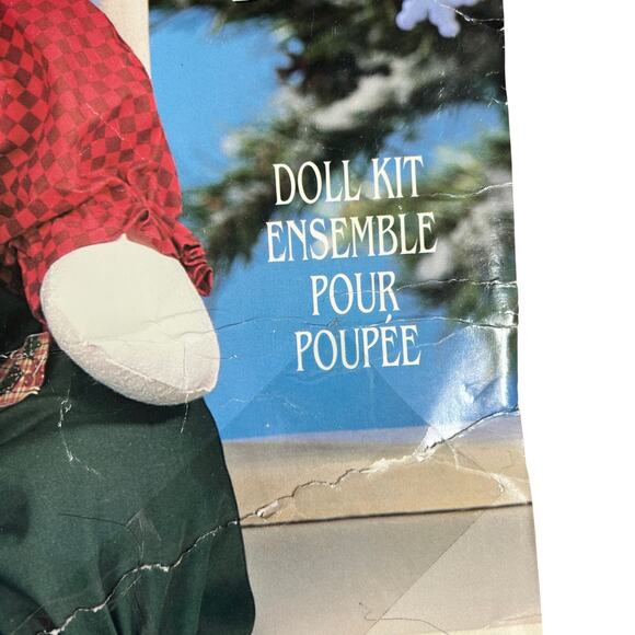 Daisy Kingdom Stitch n Stuff Ike Snow Doll Kit Fabric Panel Snowman Cozy Holiday - Picture 6 of 10